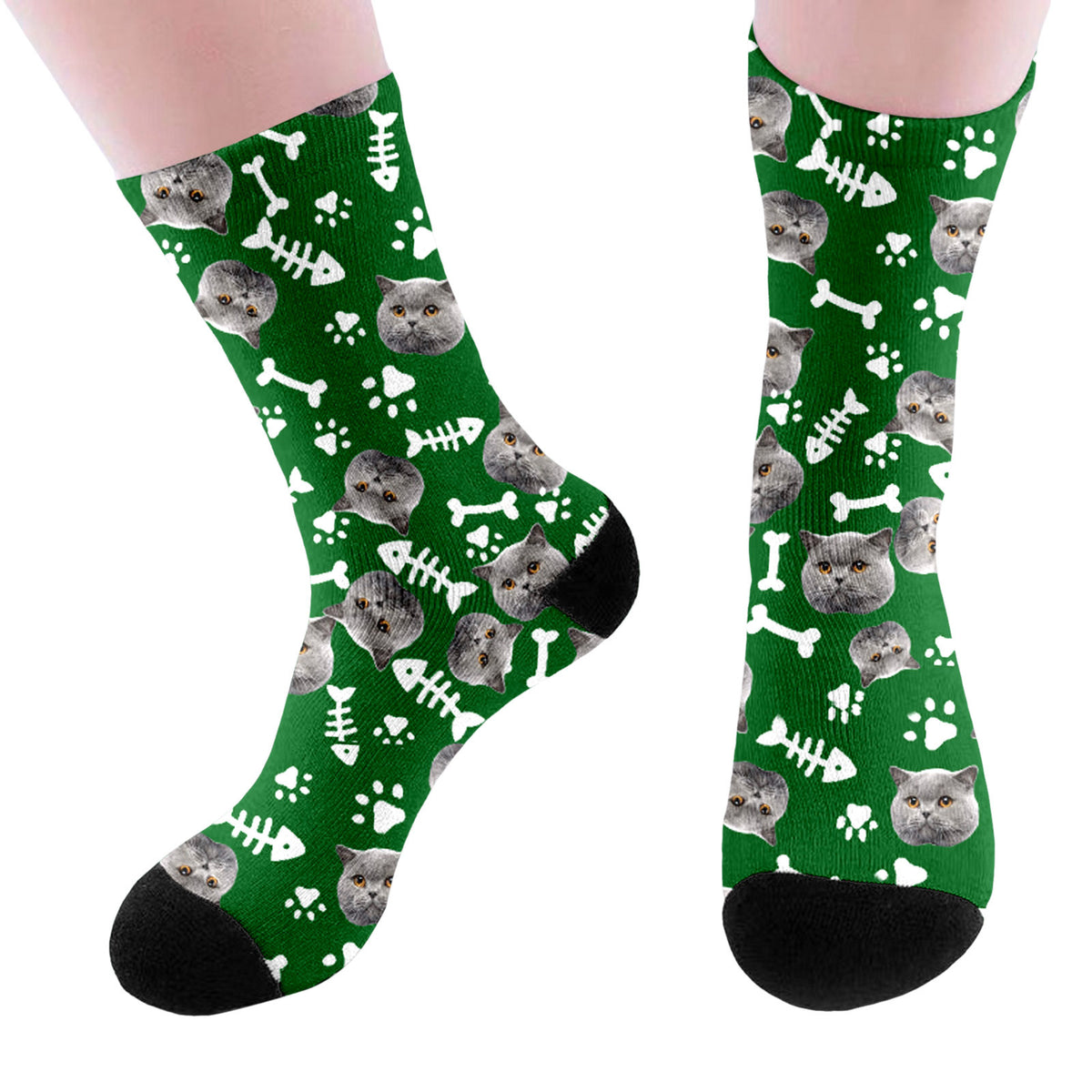3D printed mid-calf socks