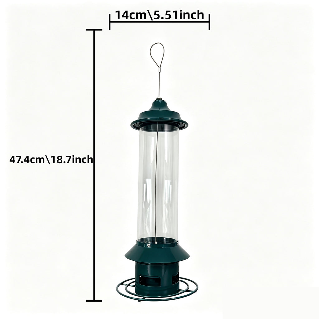 Hanging Anti-Squirrel Automatic Bird Feeder