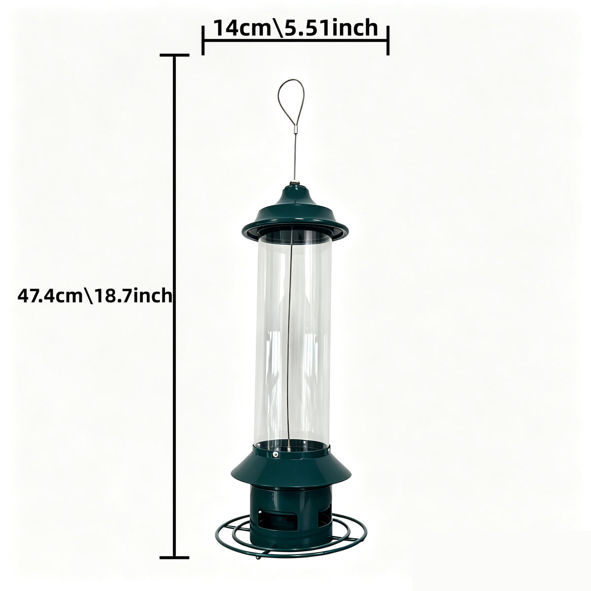 Hanging Anti-Squirrel Automatic Bird Feeder