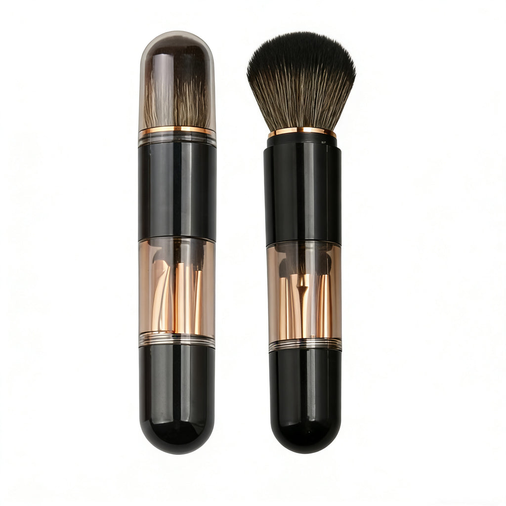 Capsule 6-in-1 Retractable Makeup Brush Set