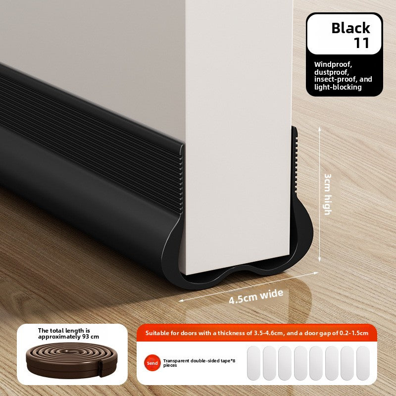 Self-Adhesive Under Door Draft Stopper Weather Stripping Seal Strip teemdrop