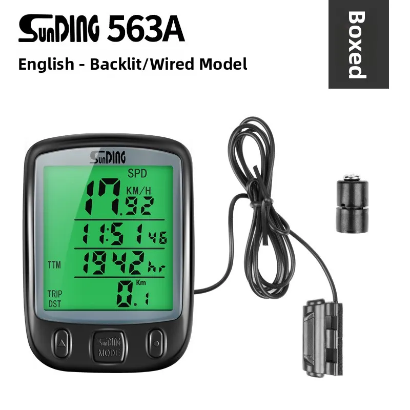 Bicycle Speedometer with Luminous Display