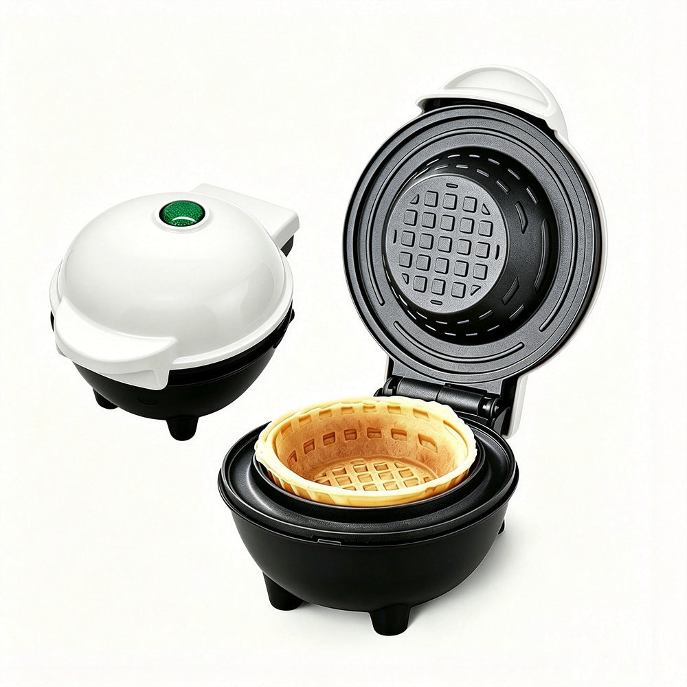 Multifunctional Waffle Bowl Maker, Cake, Egg Tart, Ice Cream Cone & Egg Roll Machine teemdrop