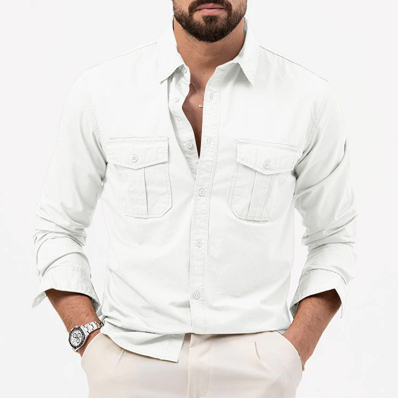 Mens Casual Long Sleeve Shirt
