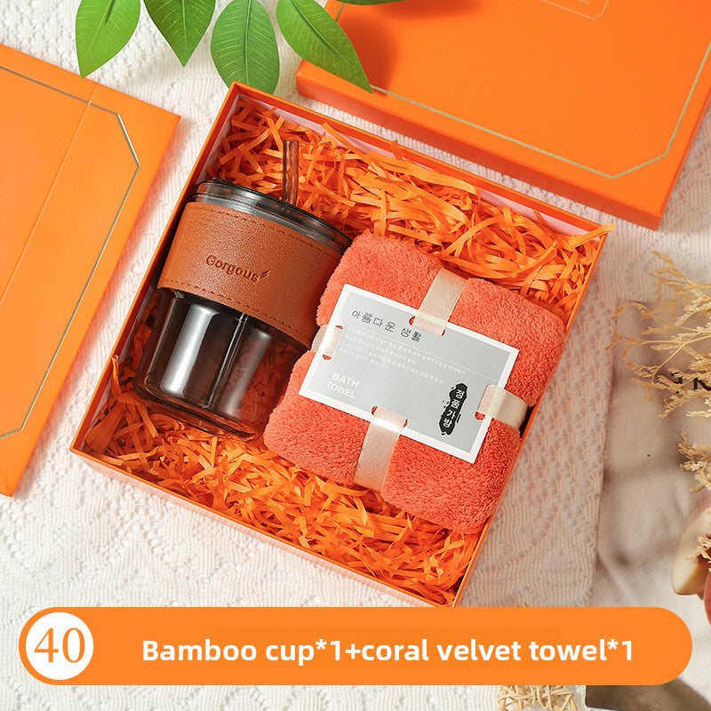 Ceramic Business Gift Box Set Combination