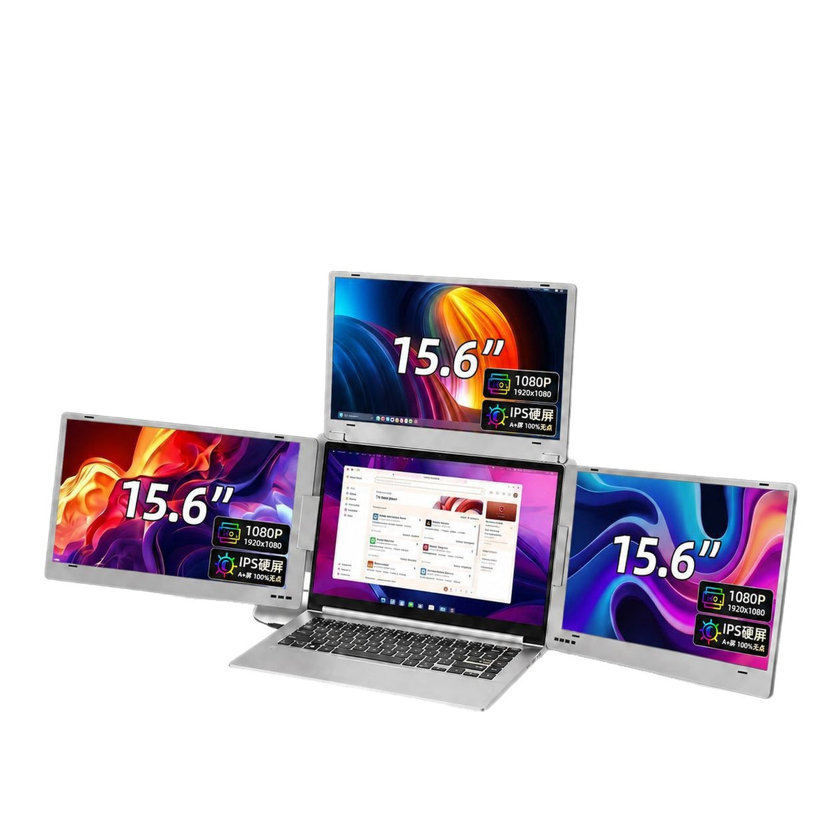 Laptop Triple Screen Monitor