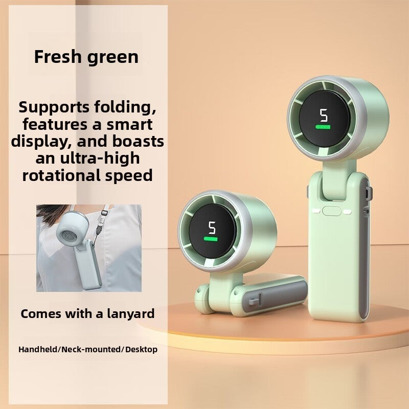 Mini Rechargeable Foldable Desktop Fan