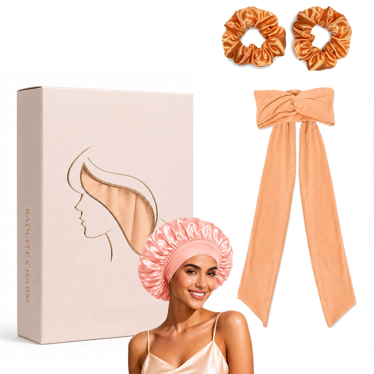 Heat-Free 2-in-1 Curling Hairband Magic Hair Curler Ribbon for Women teemdrop