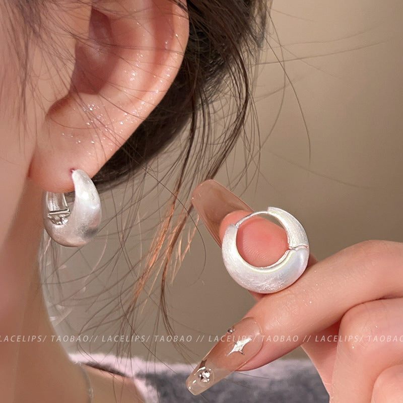 Korean Style Geometric Alloy Earrings
