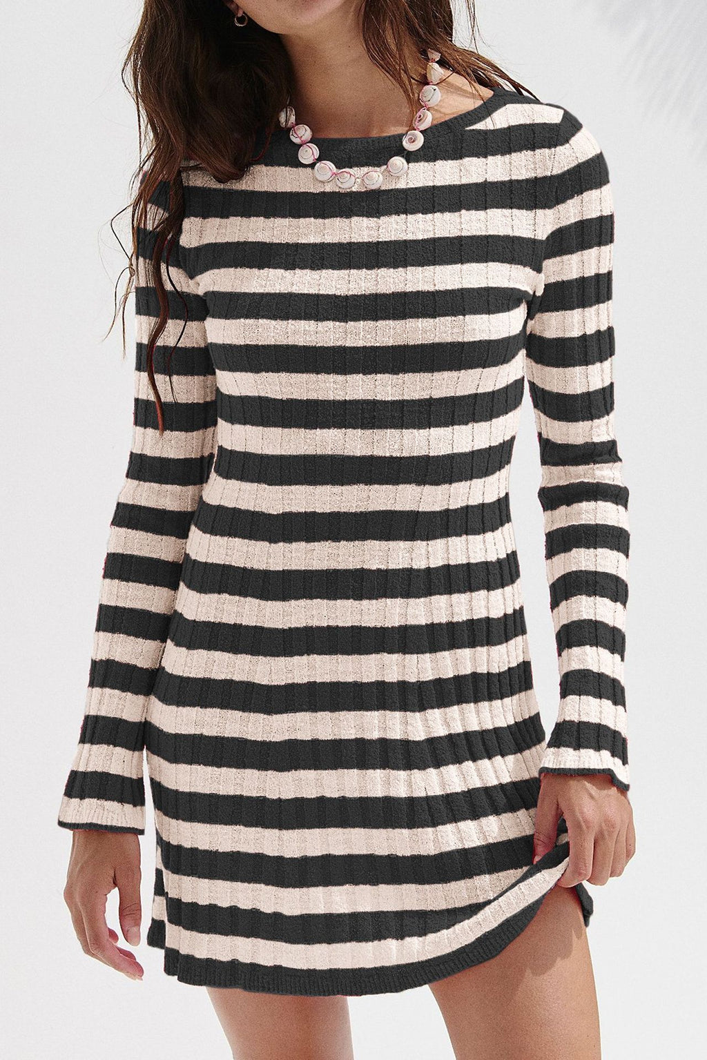 Women's Striped Knitwear Dress