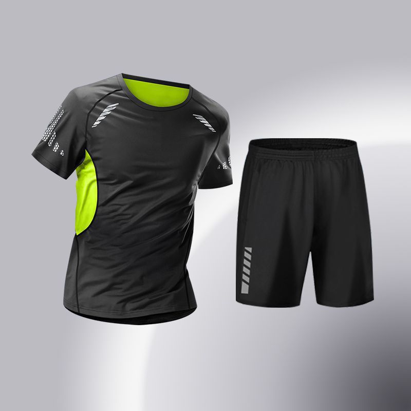 Men's Quick-Dry High-Elasticity 5-Piece Training Tracksuit Set teemdrop