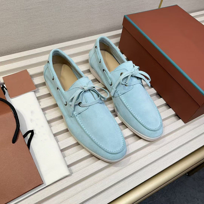 Casual Leather Shoes Simple All-match Fashion Men's Leather Loafers teemdrop
