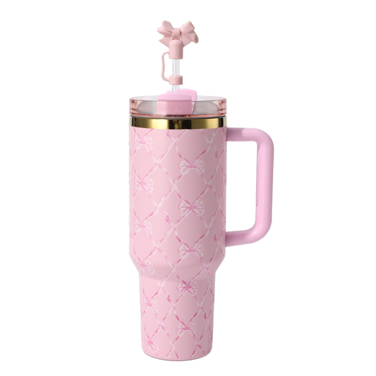 Floral Insulation Cup with Handle