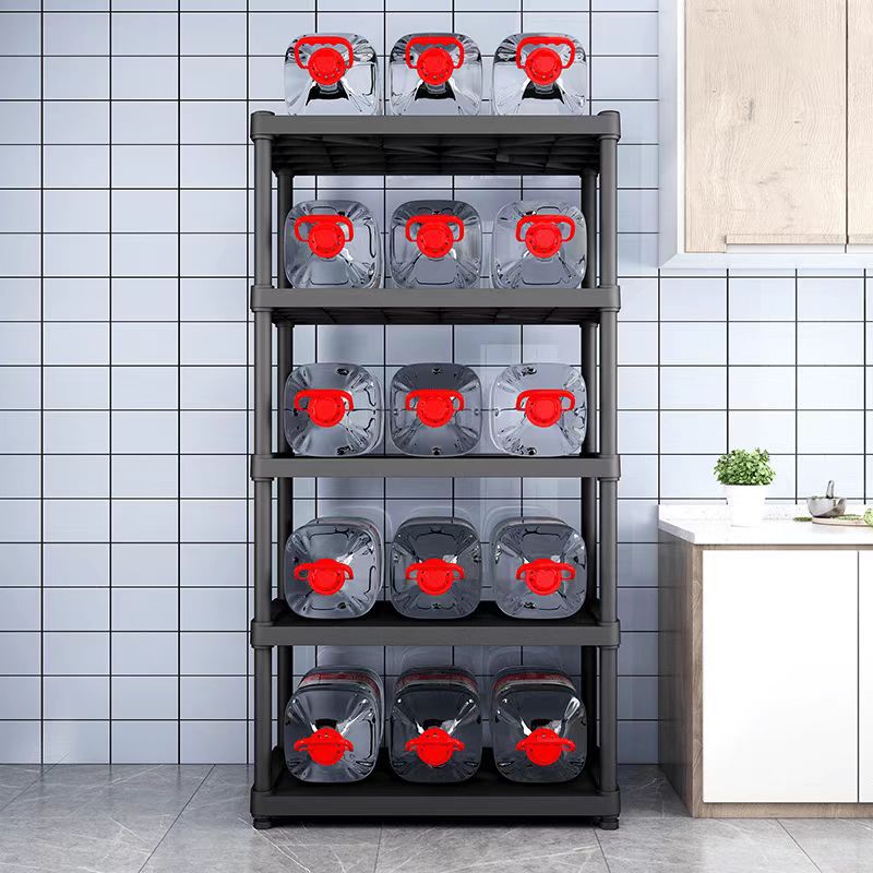 Multi-Layer Foldable Storage Rack with Wheels