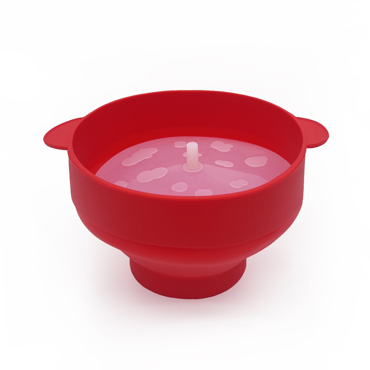 Foldable Silicone Popcorn Bucket with Handle Microwave Oven Safe Homemade Popcorn Maker teemdrop