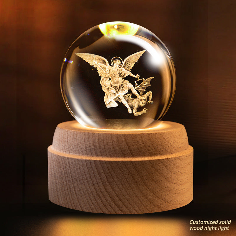 Rotating Crystal Ball Music Box