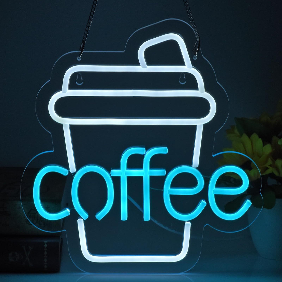 USB Powered LED Neon Light Bar Cafe Bar Home Party Wall Hanging Decorative Lamp teemdrop