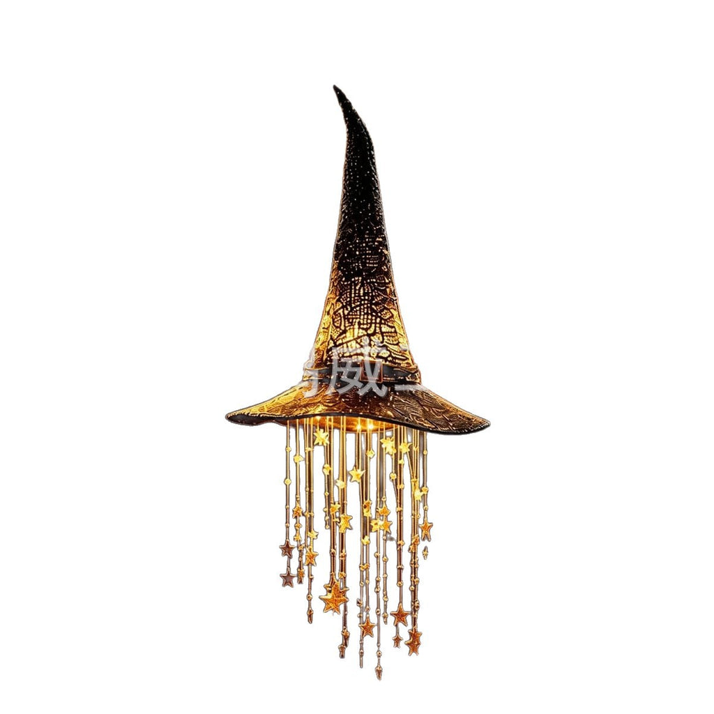 Luminous Christmas Hat Wind Chime Light for Indoor and Outdoor Holiday Decoration teemdrop
