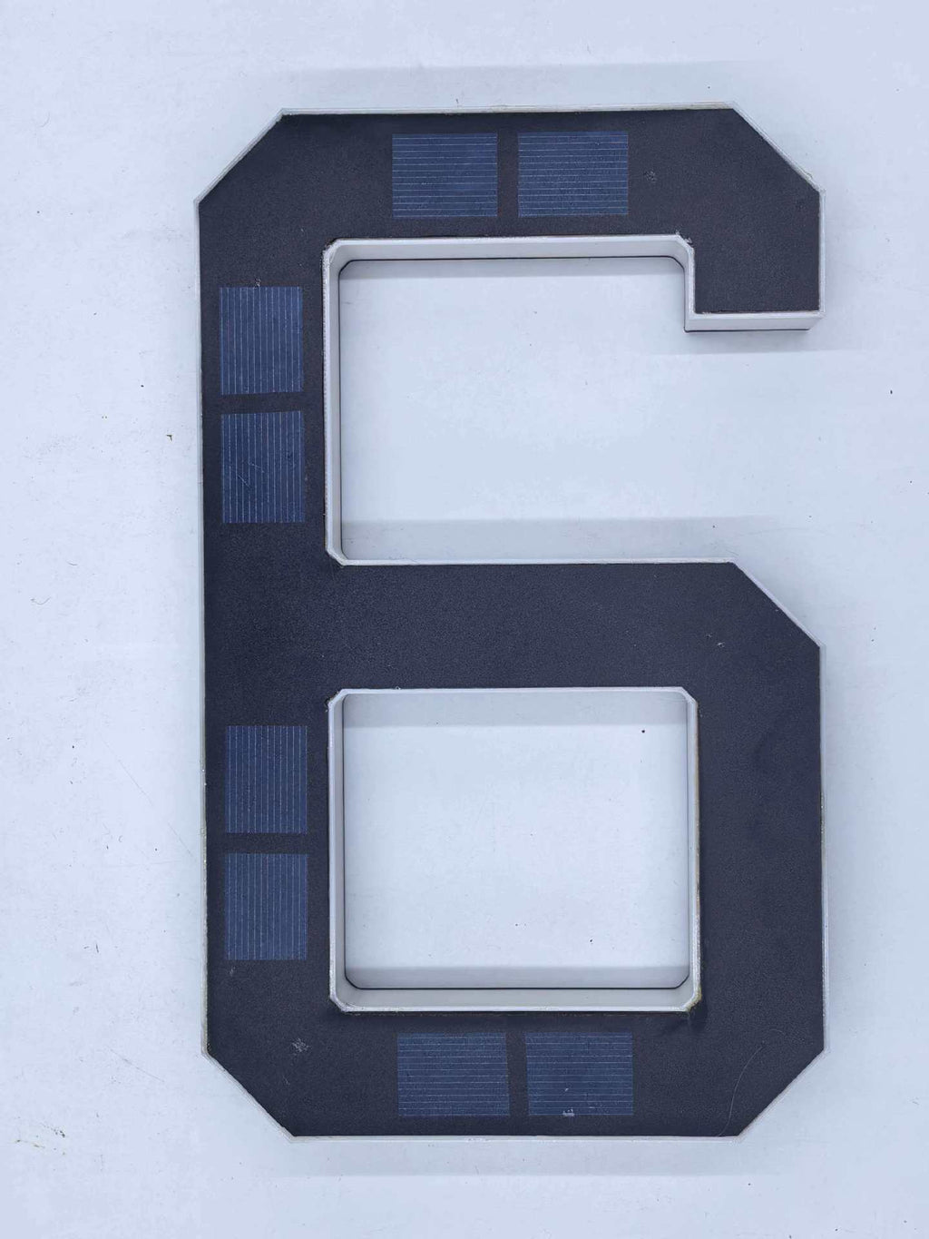 Solar-powered door sign teemdrop