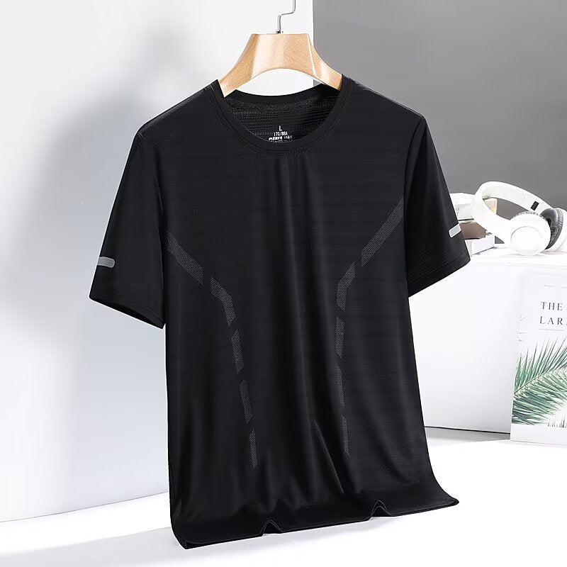 Mens Striped Short Sleeve T-Shirt