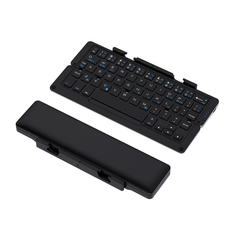 Folding Bluetooth Keyboard Ultra-thin Mini Wireless Mobile Phone Computer Tablet teemdrop