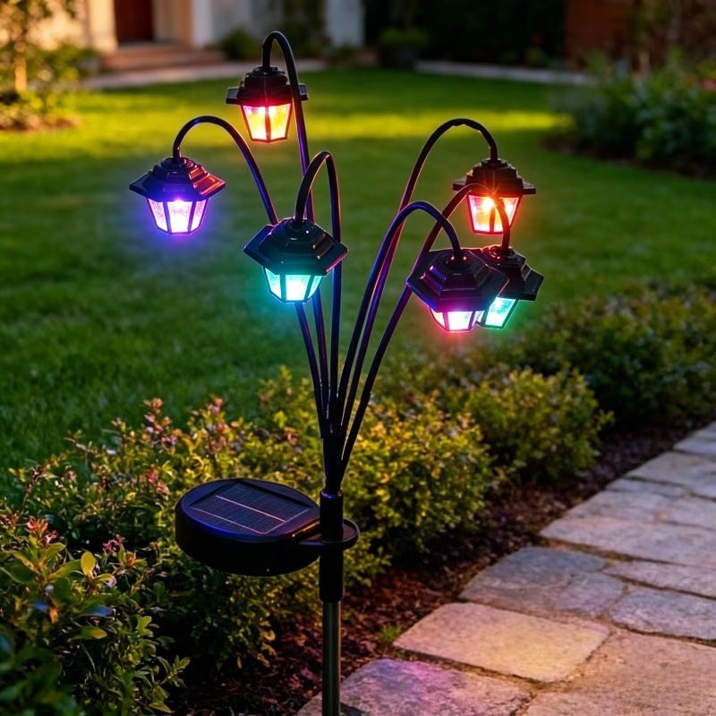 Solar 8 Modes Swinging Hexagonal Light