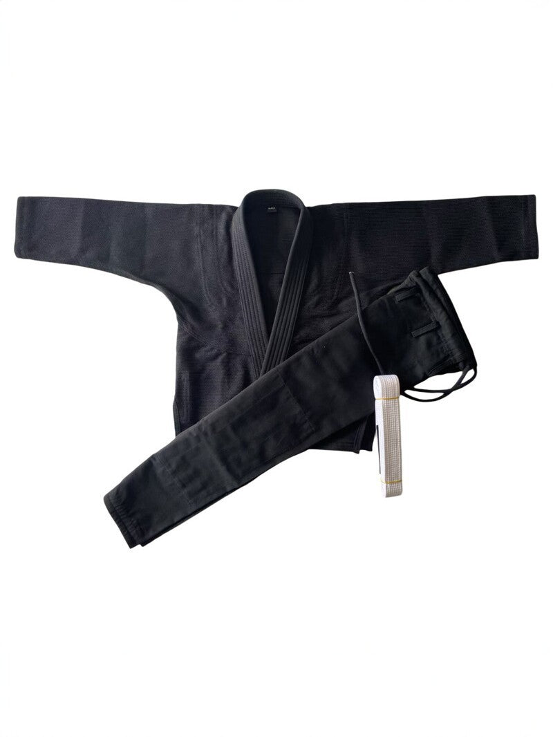 Brazilian Jiu-Jitsu Gi 100% Cotton BJJ Uniform Set with Belt for Competition and Training teemdrop