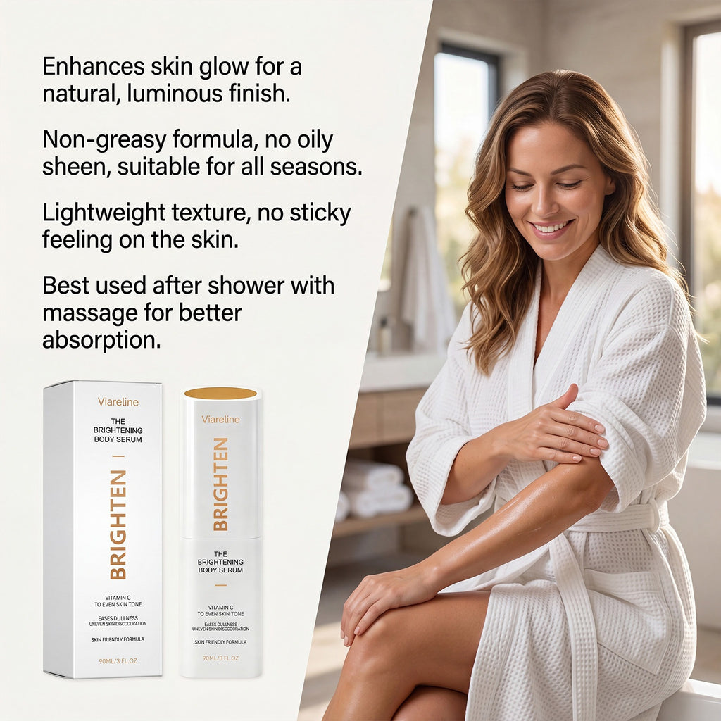 Brightening Body Essence Is Gentle and Skin-Friendly, Lightweight and Easily Absorbed, for an Even and Radiant Complexion teemdrop