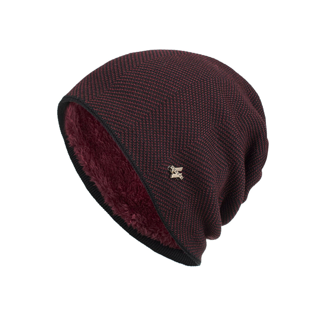Fleece Lined Knitted Winter Hat