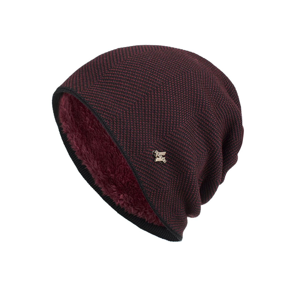 Fleece Lined Knitted Winter Hat