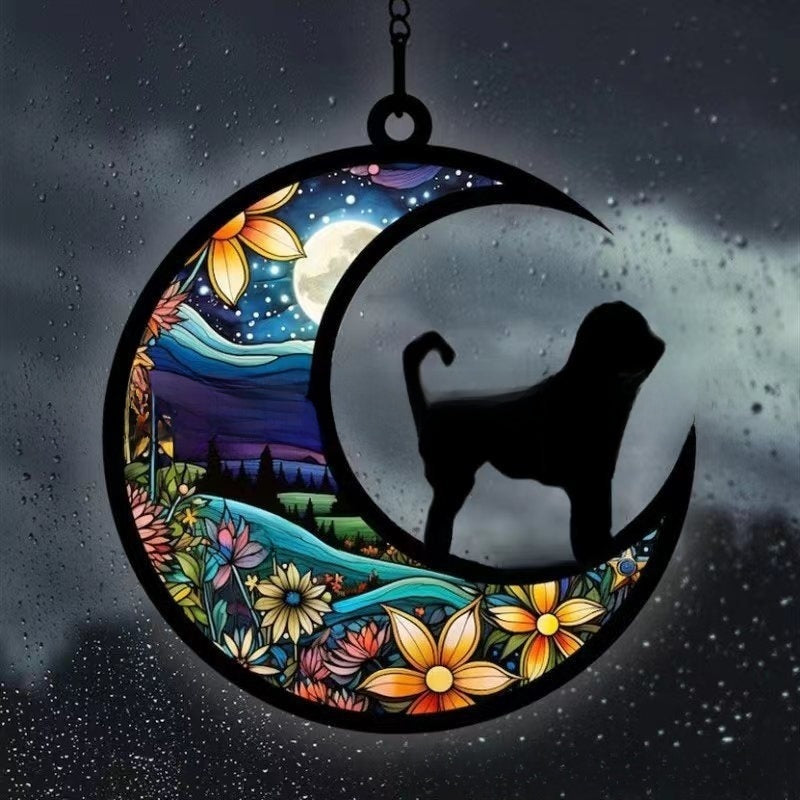 Dog Cat Window Hanging Ornament Personalized Gift