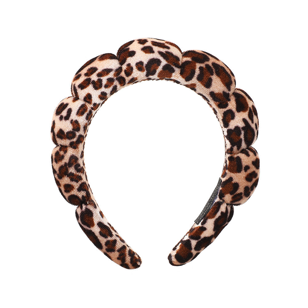 Lady's velvet sponge hairband teemdrop