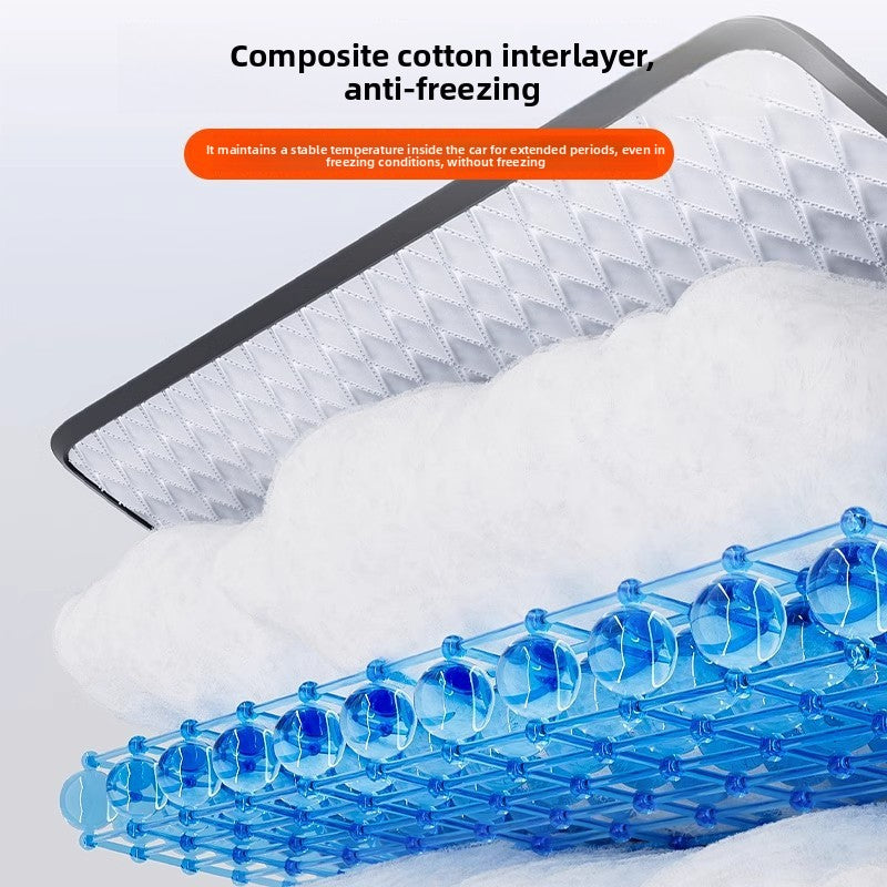 Universal Car Front Windshield Snow Ice Sun Protection Cover Winter Summer Outdoor Protection Shield Anti-Frost Magnetic teemdrop