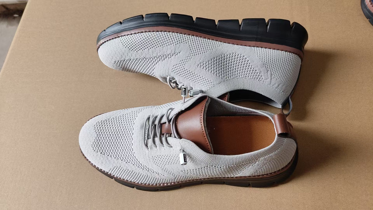 Fashionable lightweight running shoes with laces, casual sports men's shoes teemdrop