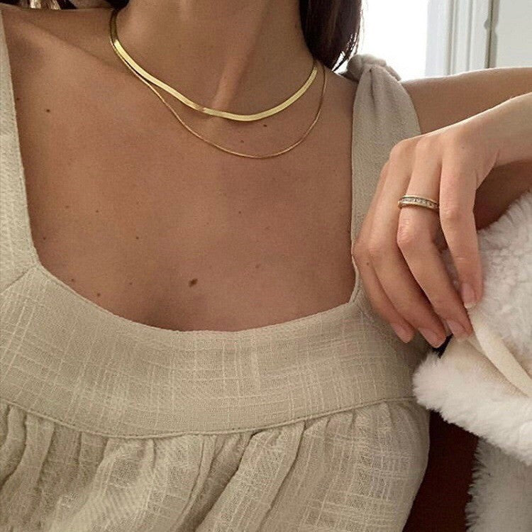 Fashion Imitation Pearl Layered Necklace with Heart Pendant for Women Men