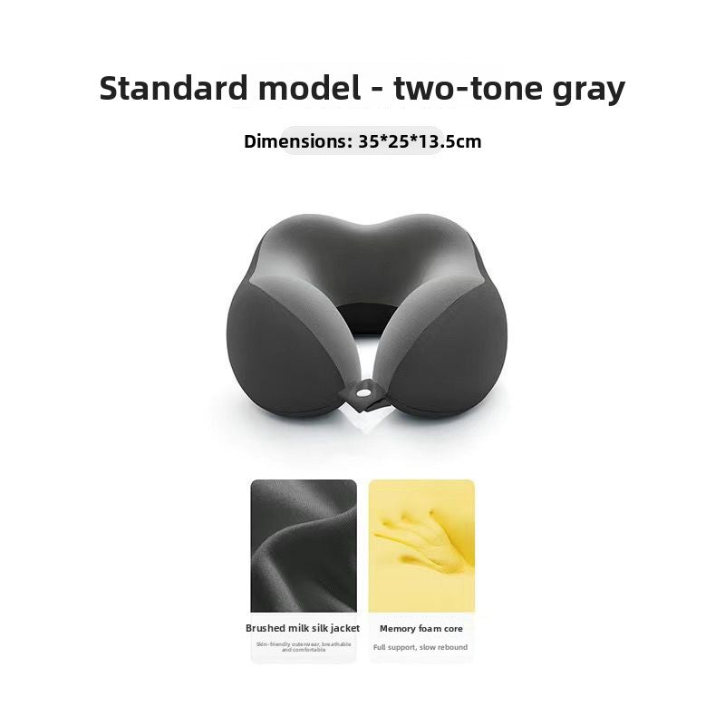 Ergonomic U-Shaped Memory Foam Travel Pillow