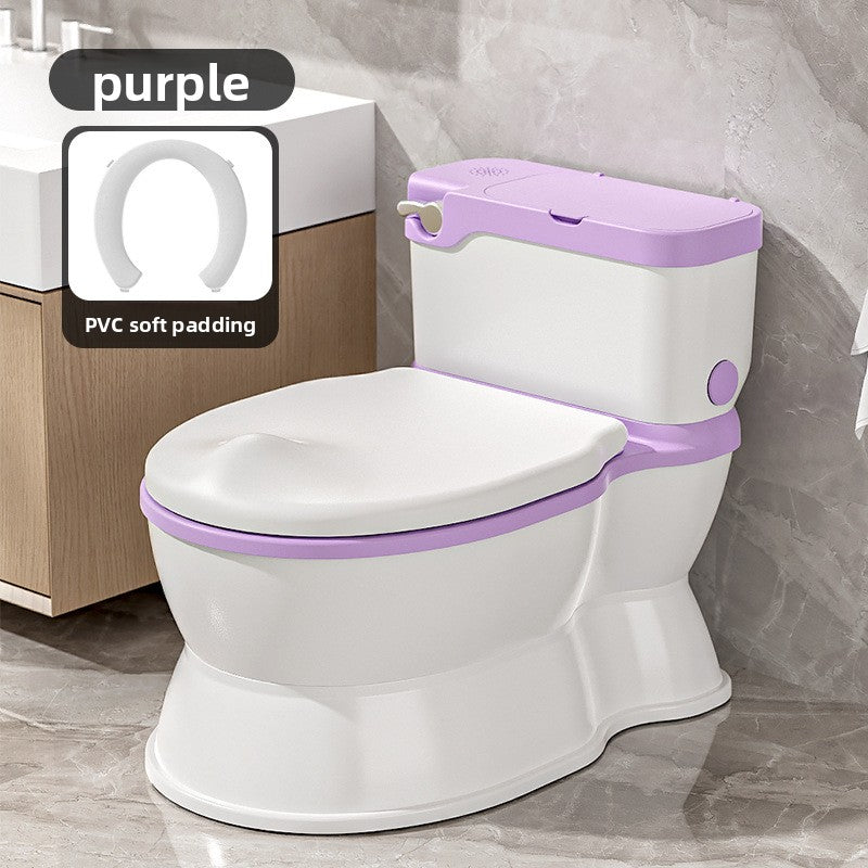 Children Simulated Flushing Sound Toilet Trainer
