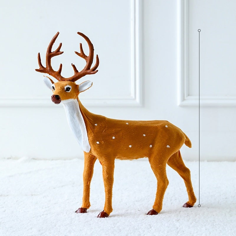 Christmas reindeer figurine