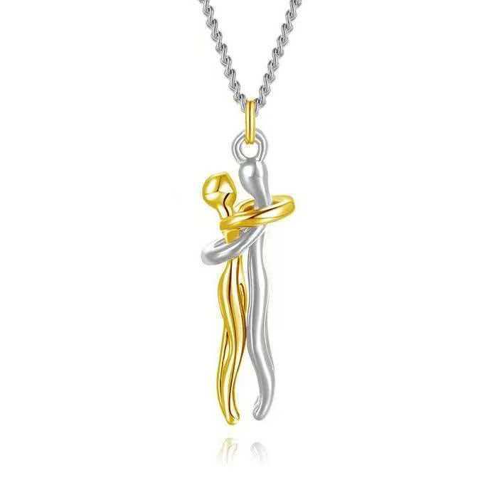 Hug Child Pendant Necklace