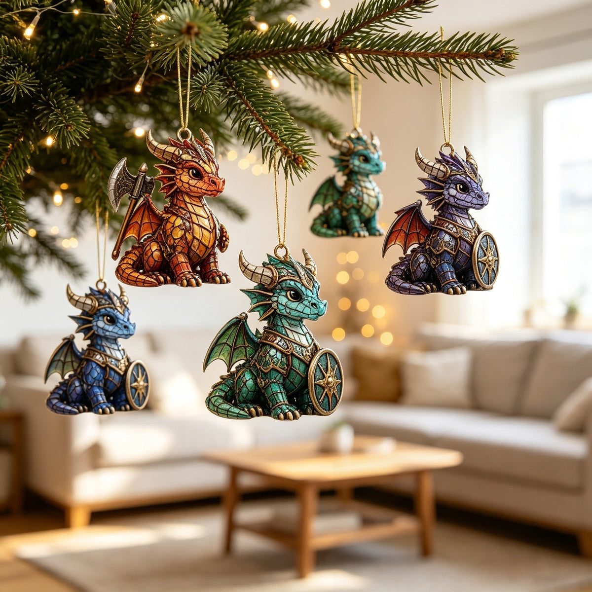 24-Day Dragon Ornament Christmas Countdown Blind Box