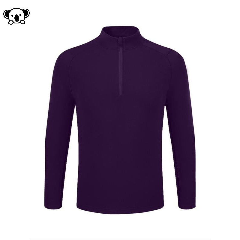 G 92207 Half zip quick dry tops half-zip quick-dry sports long sleeve teemdrop