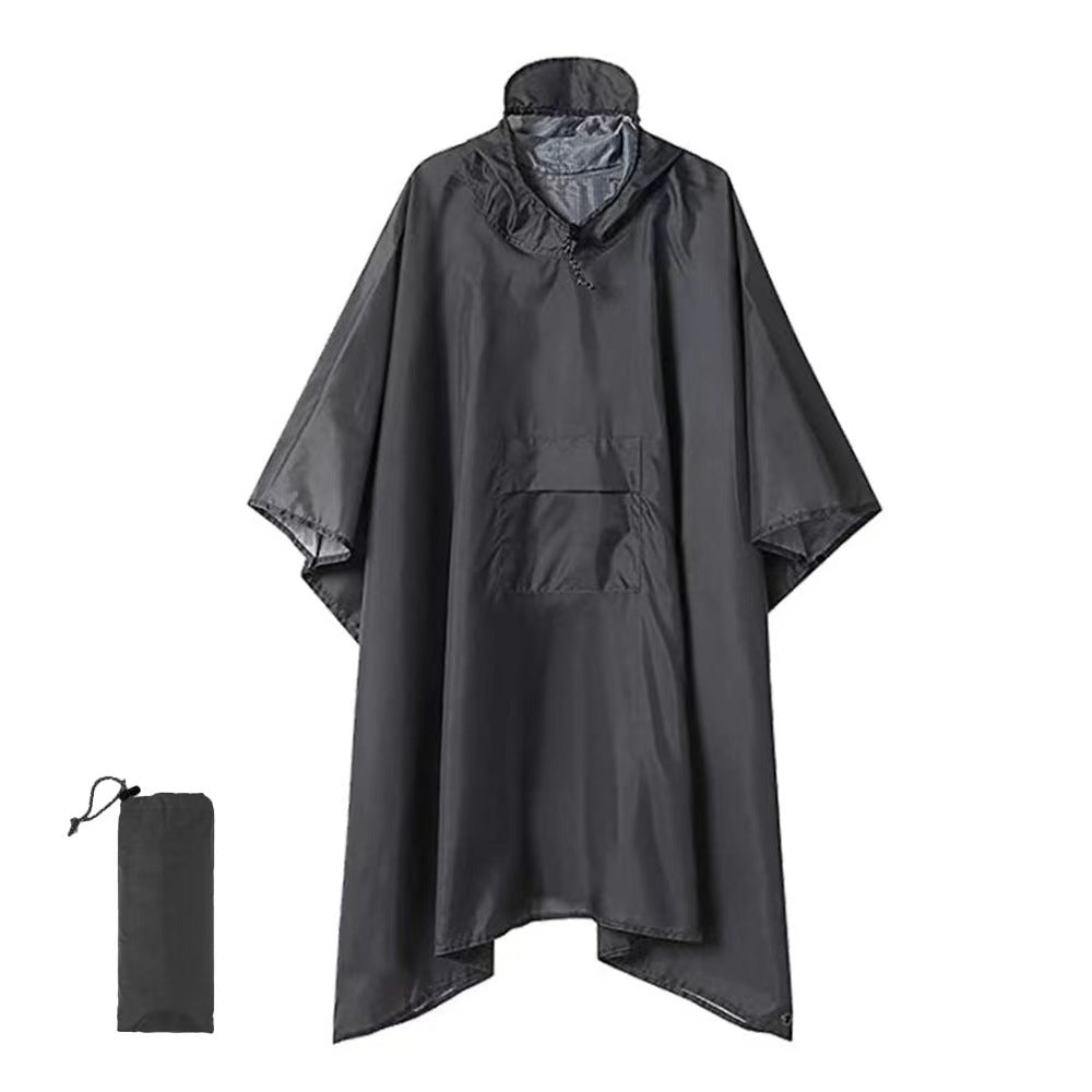 Fashionable cape raincoat for outdoor use teemdrop