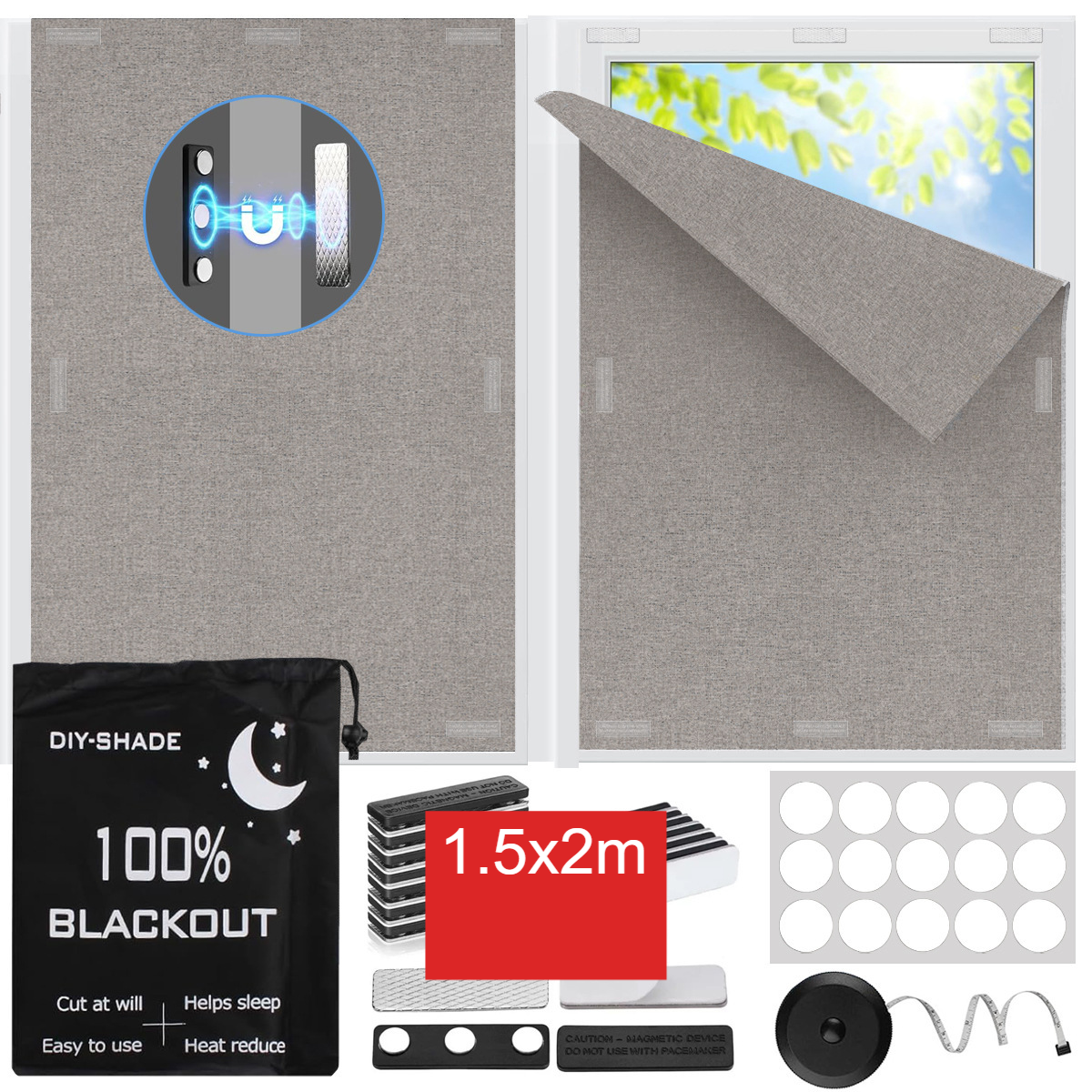Portable blackout curtains teemdrop