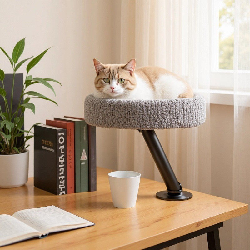Suspended Cat Bed with Climbing Frame