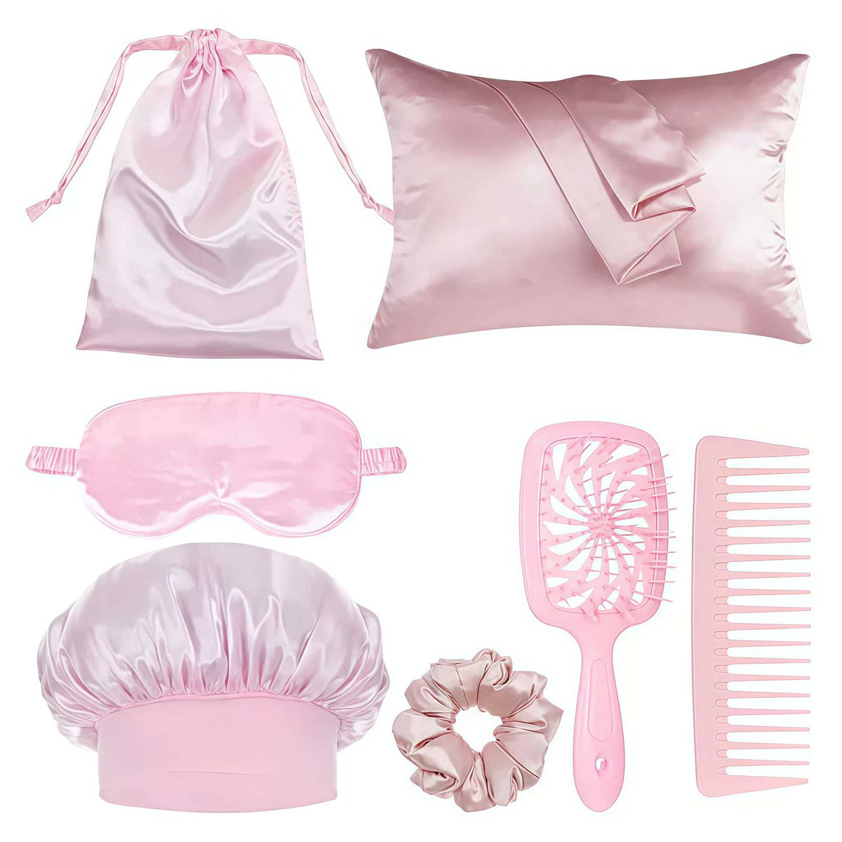 Heatless Foam Hair Rollers Set with Accessories
