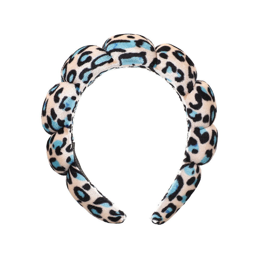 Lady's velvet sponge hairband teemdrop