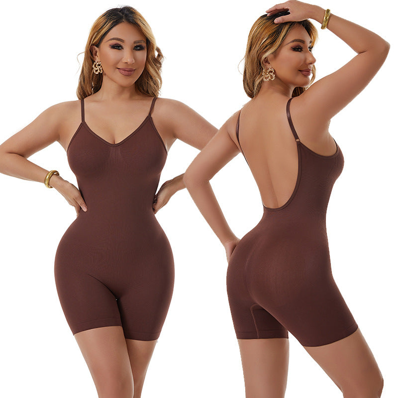 Women Seamless Backless Shaping Bodysuit teemdrop