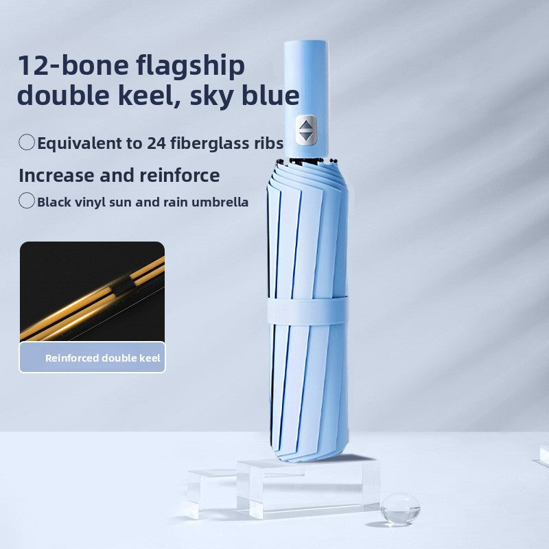 Automatic 24-hour umbrella for rain and sunshine