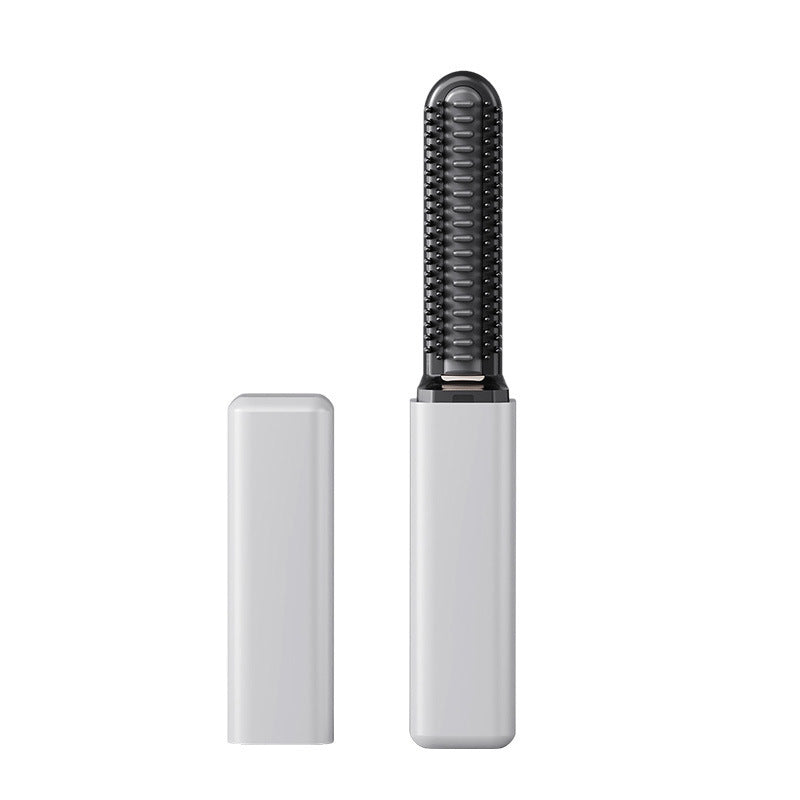 Mini Portable Wireless Charging Electric Hair Straightener Curling Iron Brush for Travel and Daily Styling teemdrop