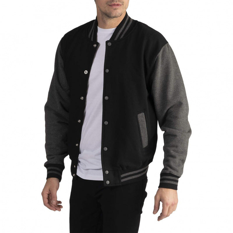 Men Button Up Cardigan Jacket